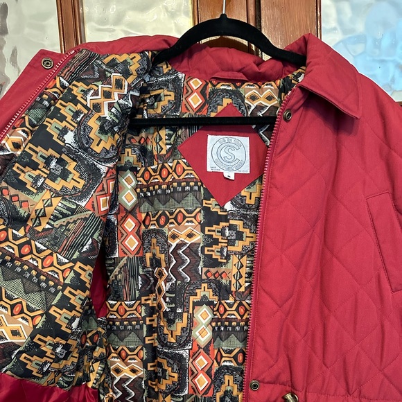 Red Puffer jacket - Picture 3 of 4
